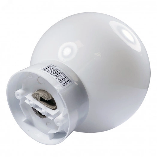 Светильник Шар 160 НББ 64-40-210 опал ПММА IP44  корпус прямой белый ГУ