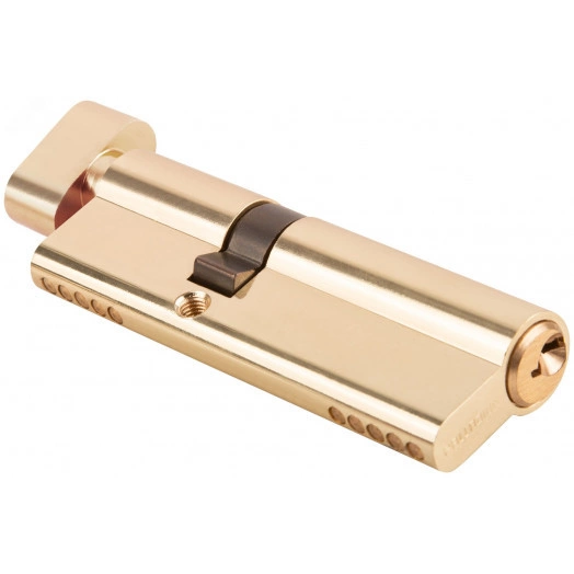 Цилиндровый механизм ''PALLADIUM'' асимметричный, 90 мм, ключ-завертка, латунь