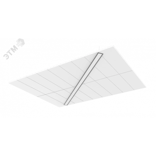 Светильник светодиодный ДВО-17Вт 1600Лм 4000К Universal-Line металлик