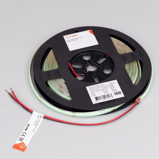 Лента COB-X480-8mm 24V Aquamarine (8 W/m, IP20, 5m) (Arlight, -)