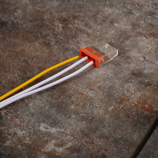 Клеммы монтажные PTC-3P 2273-243 450V 32A 0,14-4.0mm2 , 3 отверстия,  прозрачные, с пастой,  100 шт.