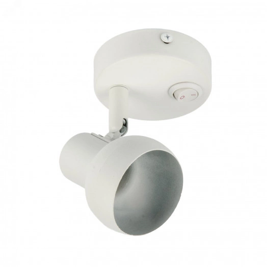 Светильник DLC-S621 GU10/B WHITE декоративный накладной серия Sotto Без лампы цоколь GU10 Выкл на корпусе Металл Белый TM Fametto