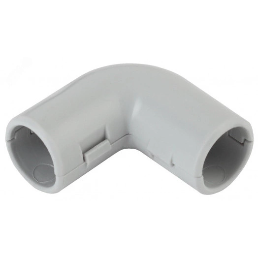 Угол 90 гр. (серый) соединительный для трубы 25мм (10шт) (10/250/4500)