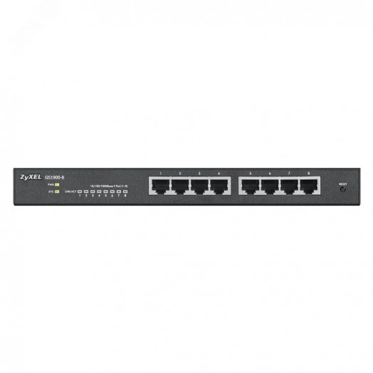 Коммутатор управляемый L2 8 портов. 10/100/1000 Мб/с