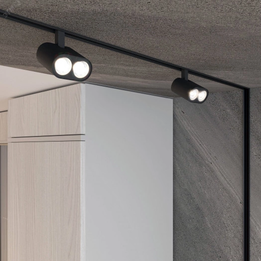 Светильник MAG-ORIENT-BLUM-12W Day4000 (BK, 40 deg, 48V) (, IP20 Металл, 3 года)