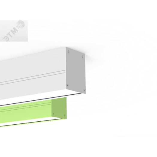 Светильник светодиодный ДПО/ДСО-16Вт 4000К T-Line черный
