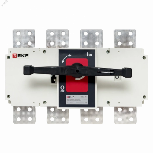 Рубильник-выключатель 1600A 4P c рукояткой управления для прямой установки PowerSwitch EKF