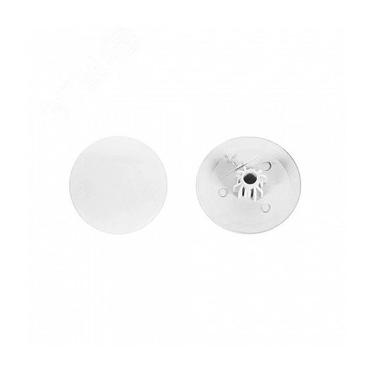 Заглушка для шуруп-стяж. PZ 5 /HEX 5 мм белая (50 шт) - пакет Tech- Krep