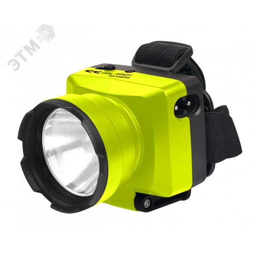 Фонарь аккумуляторный AccuFH7-L3W-gn (зел.)