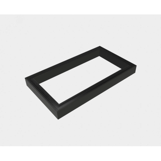 Светильник светодиодный ДСО-90Вт 4000К X-Line прямоугольный, рассеиватель опал черный