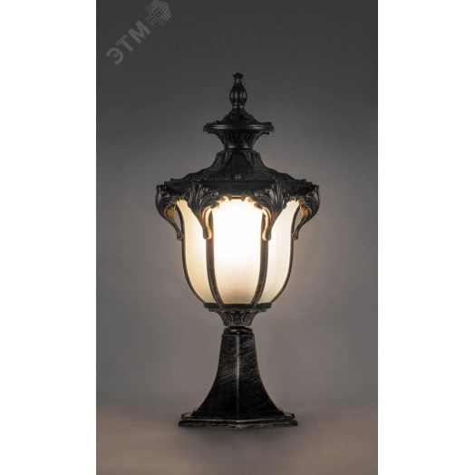 Светильник НТУ-60w на постамент Е27 IP44 черное золото