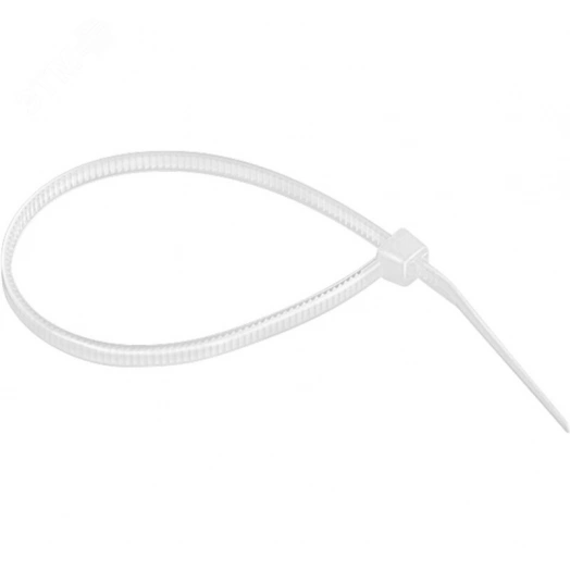 Стяжка нейлоновая 4,8х250мм белая уп. 100шт