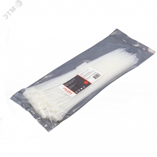 Стяжка нейлоновая 4,8х250мм белая уп. 100шт