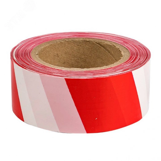 Лента оградительная ЛО Красно-белая 75х100 Basic