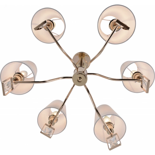 Люстра Cristal 2095-306 6 х Е14 40 Вт классика Rivoli (Б0062113)