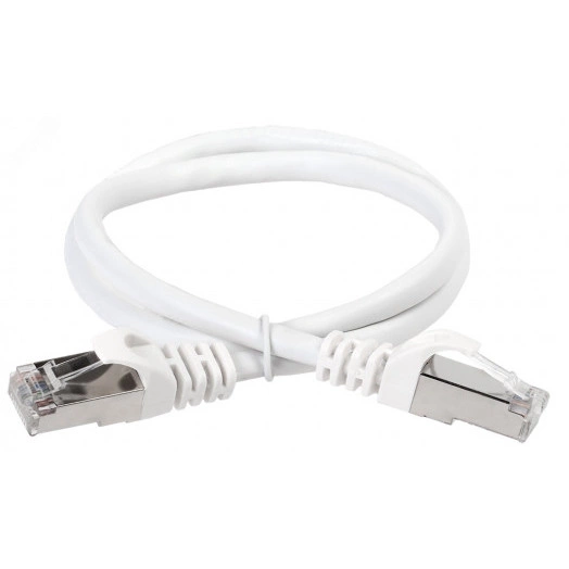 Патч-корд категории 6 FTP LSZH 0.5м белый
