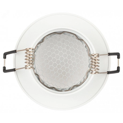 Светильник встраиваемый алюминиевый под лампу MR16 /GU5.3 KL109 WH белый матовый ЭРА