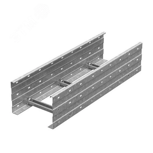 Лестничный лоток кабельрост 600х200х9000, толщина 2,5 мм, Сендзимир цинк