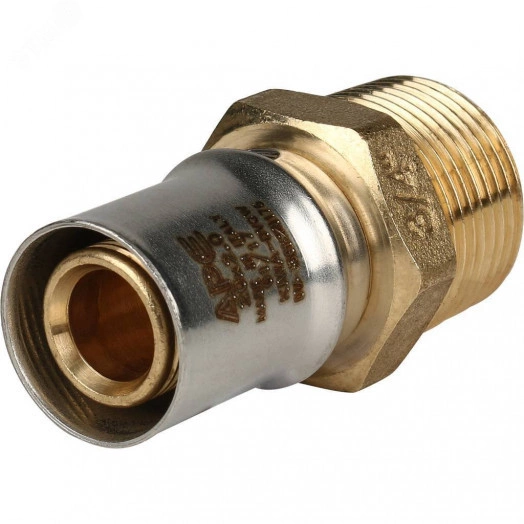 Переходник с наружной резьбой 3/4'х20 для металлопластиковых труб прессовой