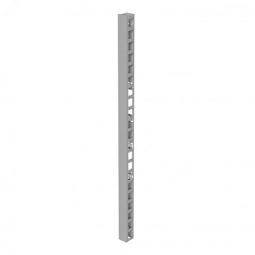 Организатор вертикальный с крышкой 24U. 90мм. для IT-CQE RAL7035