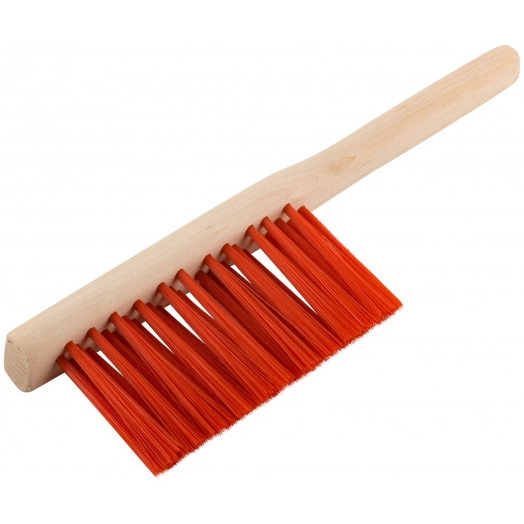 Щетка-сметка, искусств. щетина, деревянная ручка,