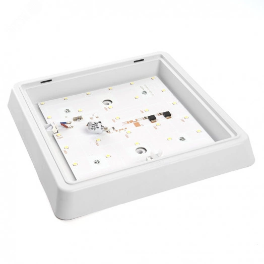 Светильник светодиодный ДБО-25w 4000К 2000Лм квадратный белый