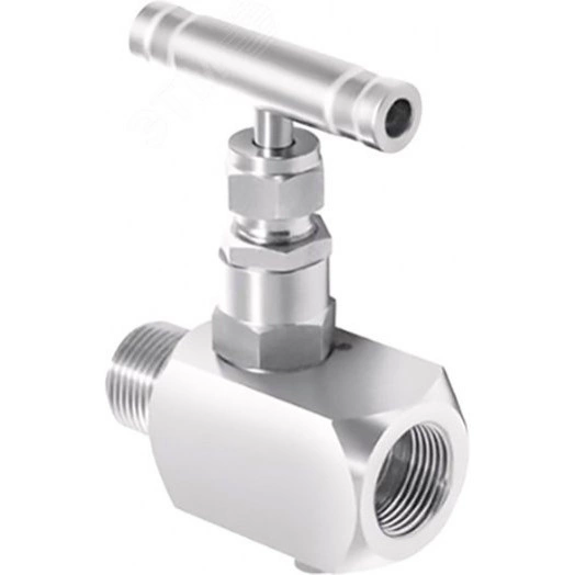 Клапан игольчатый М20х1.5 - М20х1.5 внутр.-наруж. материал - нержавеющая сталь, макс. рабочее давление - 60 МПа, макс. рабочая температура - 240 С