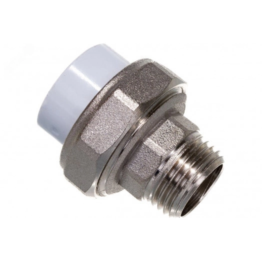 Муфта полипропиленовая PPR разъемная НР 20 х 1/2'