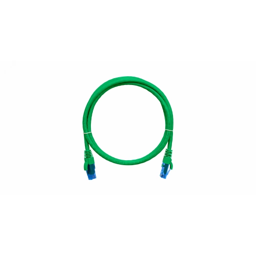 Патч-корд U/UTP 4 пары Cat 6 2хRJ45/8P8C T568B 7х0205мм LSZH зеленый 1м