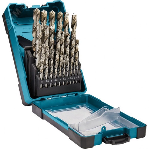 Набор сверл по металлу HSS-G 25 шт. (1-13мм, шаг 0.5мм)