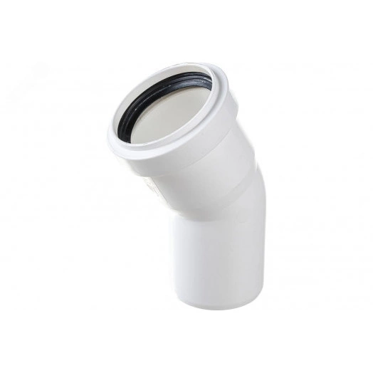 Отвод канализационный 32х30 град. белый