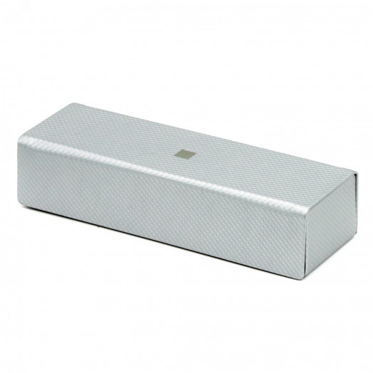 Очки черные солнцезащитные из титана с серыми линзами. Модель 12