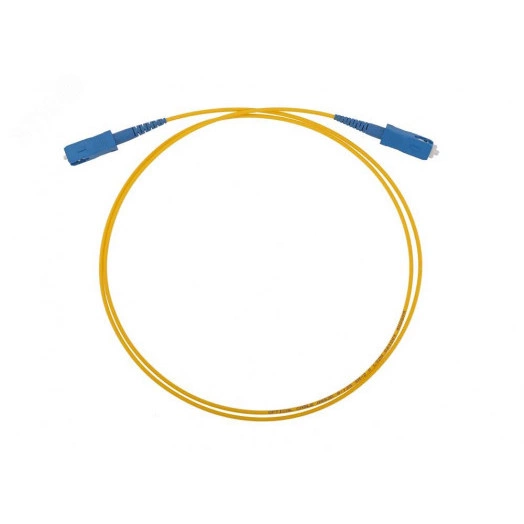 Шнур ШОС-SM/2.0 мм-SC/UPC-SC/UPC-1.0 м
