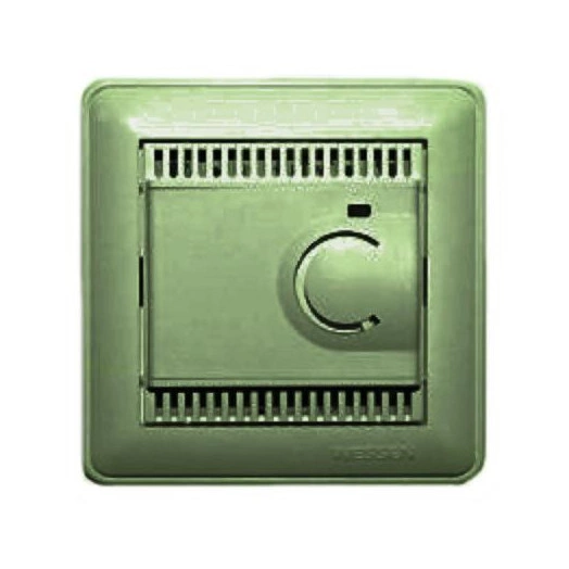 Термостат теплого пола электронный 10A датчик шампань