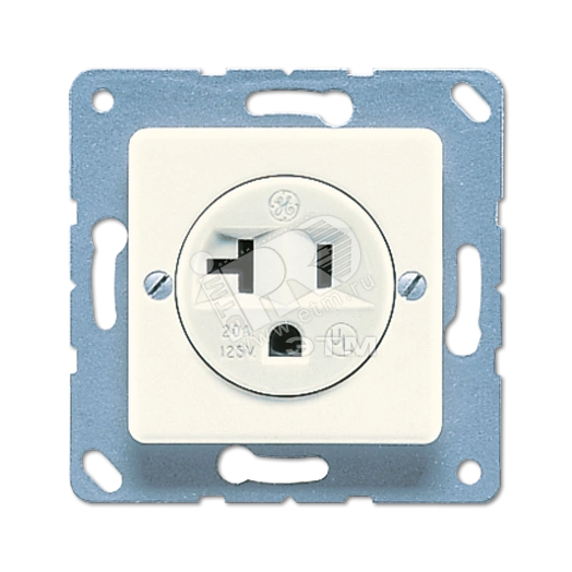Розетка штепсельная 20А слоновая кость американский стандарт (NEMA)
