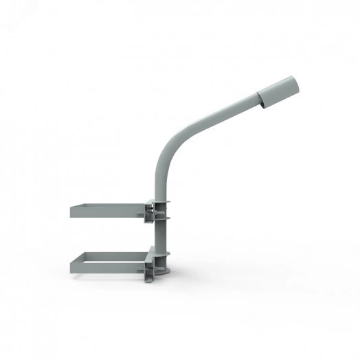 Кронштейн для уличных светильников на опору с 2-мя хомутами 625х460х680 D60 мм Gauss