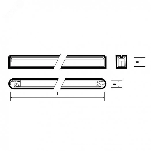 Драйвер MTR16 200w 40V BL к низковольтному шинопроводу (чёрный) IP20 Jazzway