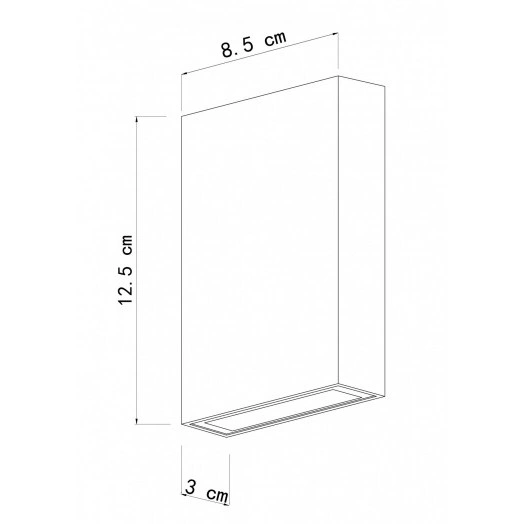 Светильник фасадный Arte Lamp ALGOL A2750AL-2BK 2*LED Металл Чёрный