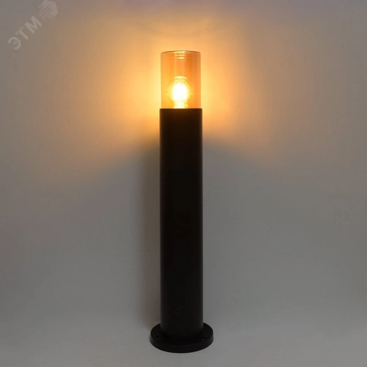 Светильник ландшафтный Arte Lamp SEGINUS A6515PA-1BK 1*E27 Металл Янтарный