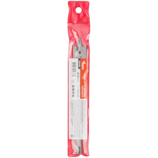 Сверло по дереву перовое 18x152 мм