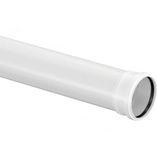 Труба канализационная 110 х 1000 мм PP, однораструбная, бесшумная