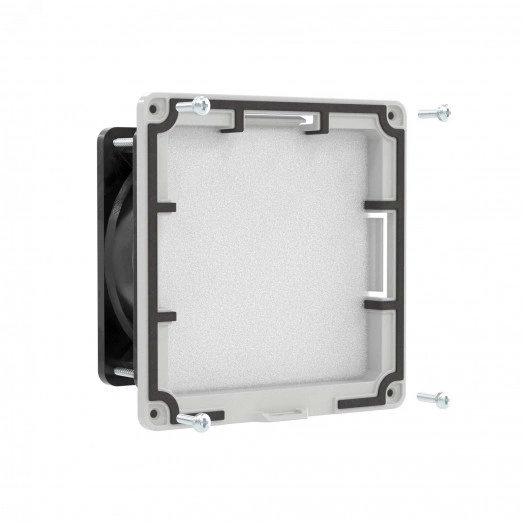 Вентилятор с фильтром RV 44/46 м3/ч, 115 В, 150x150 мм, IP54, RAL9005