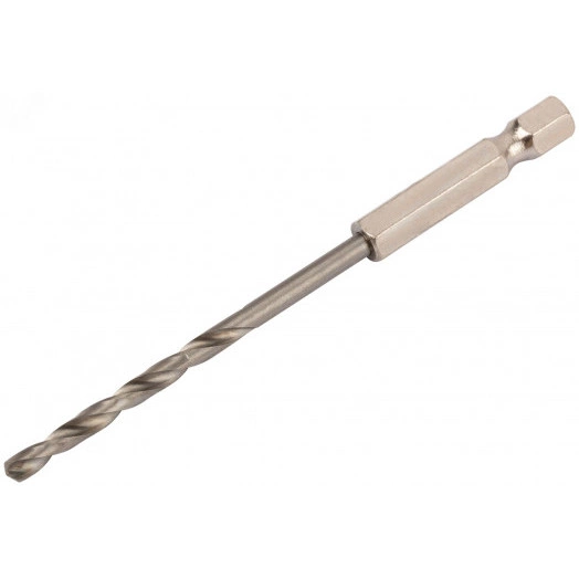 Сверло HSS по металлу,полированное, U-хвостовик под биту, инд.упаковка 3.5 мм