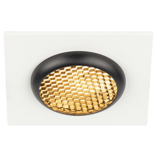 Светильник встраиваемый алюминиевый KL110 WH/BK MR16 GU5.3 белый/черный матовый