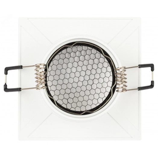 Светильник встраиваемый алюминиевый KL110 WH/BK MR16 GU5.3 белый/черный матовый