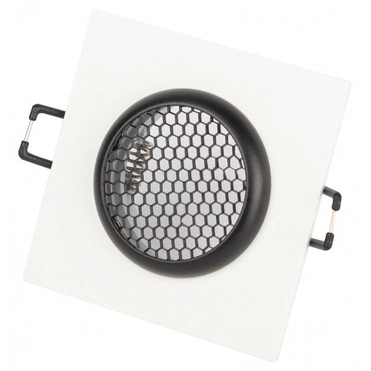 Светильник встраиваемый алюминиевый KL110 WH/BK MR16 GU5.3 белый/черный матовый