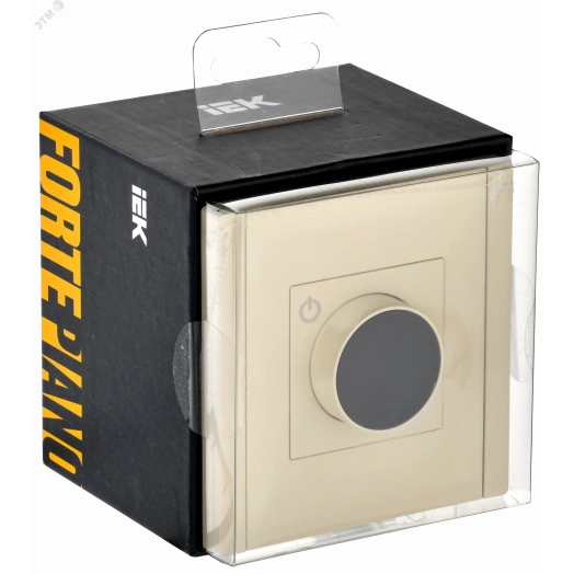 FORTE&PIANO Термостат электронный с индикацией FP452 ваниль IEK