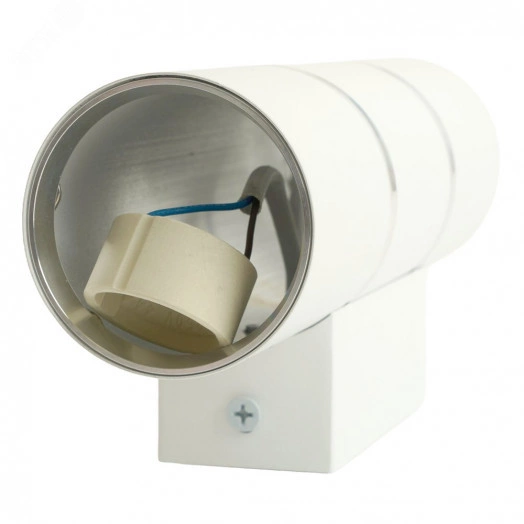 Светильник ДБО 2хGU10 вверх/вниз без ламп белый хром