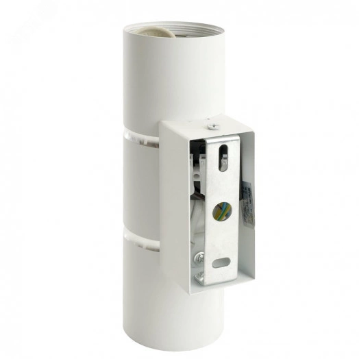 Светильник ДБО 2хGU10 вверх/вниз без ламп белый хром