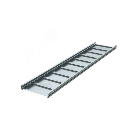 Лоток листовой неперфорированный 80х800 лонжерон 2мм L=3м цинк-ламельный